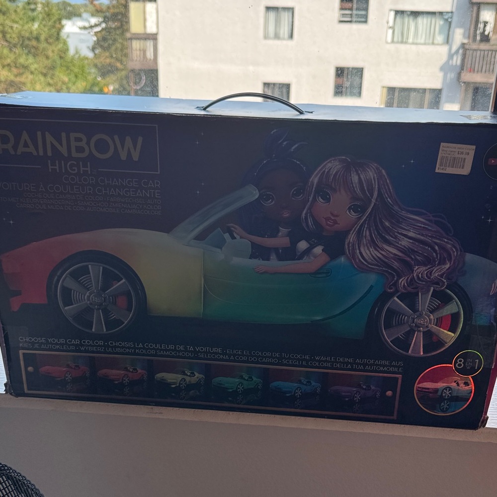 Rainbow High Color Change Car - Red, Blue, Green